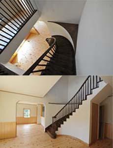 NO３
リビング　吹き抜け　カーブ階段