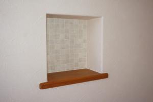 ④玄関のニッチ